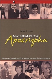 Cover of Mathematical Apocrypha