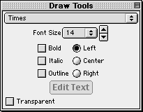 Text Tools Floating Window