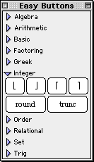 Integer Easy Buttons