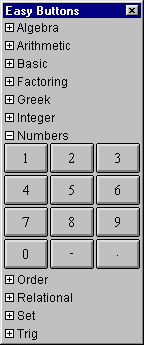 Numbers Easy Buttons