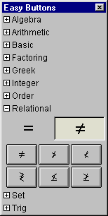 Relational Easy Buttons - Negated Relations
