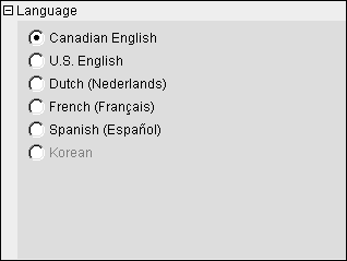 Language preferences
