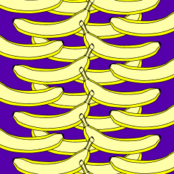 Banana Pattern #2, by Sean Wells