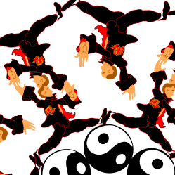 Tai Chi Chaun Acrobats, by Donald Kaiser
