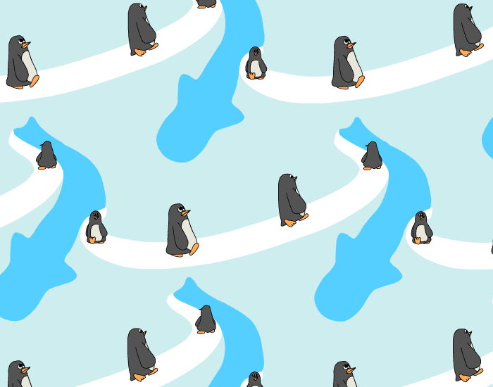 Penguins Ascending, by Lee Stemkoski