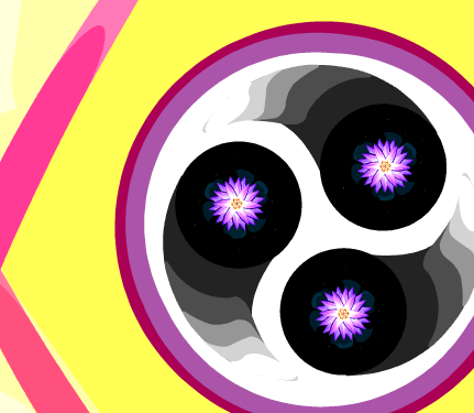 An Atom Blooms, by Steven Webb, zoom level -4