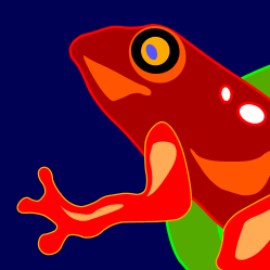 Frog & Leaf, by Linda Lee